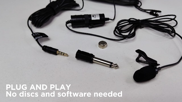 Amazon.com: iDance Lavalier Microphone for Cell Phone, Wired Lapel